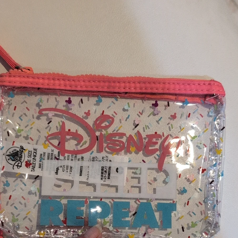 Disney Mickey Mouse Kids Bag Set - Pink and Clear